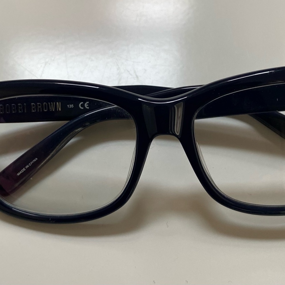 Bobbi Brown Black Rectangular Eyeglass Frames - image 1